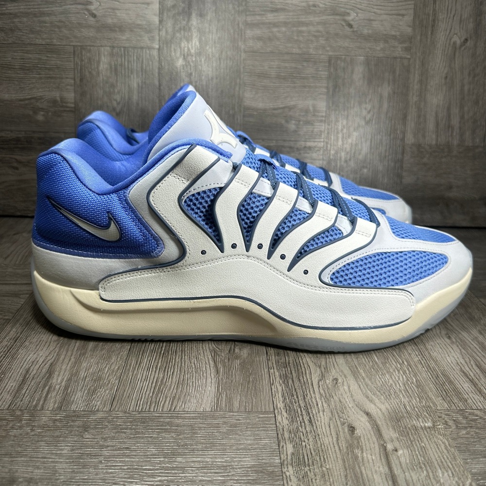 Nike KD17 Basketball Shoes Mens 17.5 Blue White Athletic Sneakers NEW HV1992-401